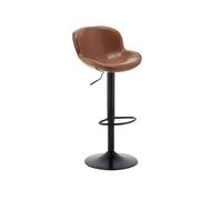 XPSHP25112 Siège de Cuisine Haut Chaise de Bar pivotante for caissier réception relevable Luxe légère Tabouret Haut Home Island Haute(Bruin)