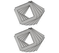 Xptieeck 10 Pièces Séries Pièces de Rechange de Chiffon de Vadrouille en Microfibre pour Robot de Nettoyage de Vitres Winbot W836 W850 W860 W880 W920