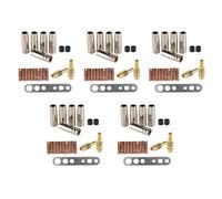 Xptieeck 100 PièCes Buses Porte-Embouts de Contact Accessoires de Consommable de Soudeur Mig pour Torche de Soudage 15Ak Mb15 Mig Co2