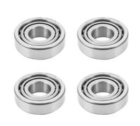 Xptieeck 4 roulements à rouleaux coniques 30203 17 x 40 x 12