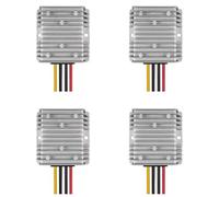 Xptieeck 4X DC Automatique Buck Boost Convertisseur DC 8V-40V à 13.8V 10A RéGulateur de Tension Abaisseur RéDucteur de Tension ÉTanche