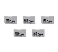 Xptieeck 5X Lecteur de Carte Adaptateur de Carte Micro-SD TF vers MS Pro Unique Double Slots pour PSP Manette de pour Carte PSP