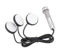 Xptieeck Égaliseur piézoélectrique 3 pièces pour guitare folk, violon, ukulélé, tweeter de 6,35 mm, équipement de pianiste, pièces de musique