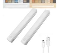 Xpwghap Bohrfreie Intelligente Sensor Magnetische Aufladbare Led-leuchte,conceptan Lampe Led Magnétique Sans Perçage,motion Activated Light Bar,lampe Magnetique Rechargeable-2pcs-white light