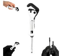 Xpwghap Micro Stubby Wrench,The Micro Stubby, Micro Stubby Self Adjusting Wrench, Micro Stubby Pipe Vise Wrench,Portable Multifunctional Wrench, 2 in 1 Wrench Tool for Tight Spaces