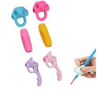 Xpwghap Textured Silicone Pencil Grips,guide Doigt Enfant,stylo Ergonomique Enfant Droitier,dispositif D'aide À L'écriture,apprendre À Tenir Le Stylo,pour Corriger La Posture D'écriture-A6pcs