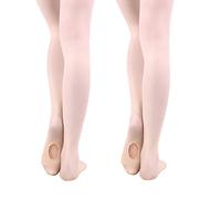 XPX Garment Lot de 2 Collants de Danse pour les Filles pour Ballet Yoga Gymnastique Convertible 3-12 ans