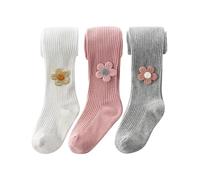 XPX Garment Lot de 3 Enfants Collants Coton Fille Chaussettes 1-8 ans