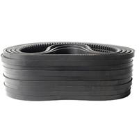 XPZ/3VX Type XPZ560~800mm fil dur en caoutchouc, pas d'entraînement, longueur de circonférence, machines de Transmission industrielle, courroie en V dentée(XPZ587 mm Lw)