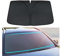 XPZBTV Pare-Soleil de Pare-Brise de Voiture pour Peugeot 306 1993 1994 1995 1996 1997 1998 1999 2000 2001 2002, Solide et Résistant Flexible Stockage Facile Pare Brise Soleil Voiture,Black