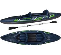 XQ Max Kayak Cruiser X3 342x76x32 cm bleu et vert
