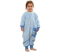XQ&XG Bébé Gigoteuse à Pieds, Unisexe Gigoteuse avec Jambes pour 4 Saisons, Manches Longues 2.0 TOG, Turbulette à Pieds pour Garçon et Fille, Dinosaures