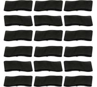 XQEUMC 18 Pcs Brassard Élastique Noir Brassards de Capitaine éLastique Respect FunéRailles Deuil Deuil Brassard De pour Football Football Basket-Ball(Noir)