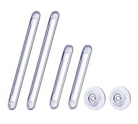 XQEUMC Lot de 6 Butoir de Porte en Silicone Transparent Autocollant,Bandes de Protection de Porte de Voiture pour porte d'armoire,tiroir,couvercle de toilette (2 Ronds 2 longs 2 courts)
