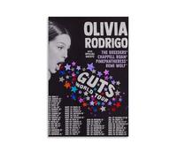XQHMEP Olivia Poster Rodrigo Tour-Guts sur toile sans cadre pour décoration d'intérieur, salon, chambre à coucher - 20 x 30 cm