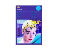 XQHMEP Poster d'album pour Blur-Leisure - Art mural sur toile pour décoration d'intérieur, salon, chambre à coucher - 30 x 45 cm - Sans cadre