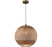 XQIDIANAA Grands Lustres en Corde De Chanvre, Suspensions Bohèmes Côtières De 40 Cm, Plafonniers Suspendus en Osier, Luminaires en Corde De Chanvre, pour Salle À Manger, Îlot De Cuisine, Salon