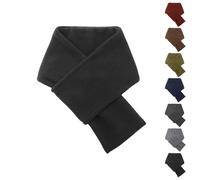 XQILGVF Écharpe chaude en polaire pour homme, écharpe d'hiver douce et chaude, cache-cou doux pour temps froid pour homme et femme, Noir , taille unique