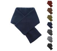 XQILGVF Écharpe chaude en polaire pour homme, écharpe d'hiver douce et chaude, cache-cou doux pour temps froid pour homme et femme, bleu, taille unique