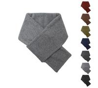 XQILGVF Écharpe chaude en polaire pour homme, écharpe d'hiver douce et chaude, cache-cou doux pour temps froid pour homme et femme, gris, taille unique