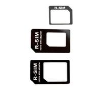 XQISIT Adaptateur Carte Sim Nano + Micro Sim Noir 13655