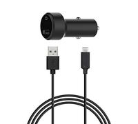 XQISIT Chargeur Allume-Cigare 2, 4 A - USB/USB-C Black
