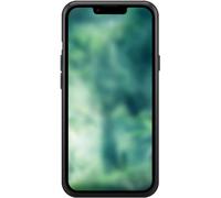 XQISIT Coque Silicone Anti Bac pour iPhone 14 - Noir Minuit