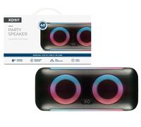 XQISIT Party Boom Speaker PBS40 Bluetooth 40W Enceinte LED AUX Noir