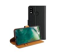 XQISIT Slim Portefeuille Étui Pour Huawei P30 Lite Noir/ Fauve 2 Carte Avec Pied