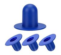 XQMMGO Lot de 4 bouchons muraux de rechange pour piscine hors sol, bouchons d'obturation de filtre de pompe pour tuyaux de 2,9 cm, accessoires de vidange pour piscine de jardin (bleu)