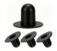 XQMMGO Lot de 4 bouchons muraux de rechange pour piscine hors sol, bouchons d'obturation de filtre de pompe pour tuyaux de 2,9 cm, accessoires de vidange pour piscine de jardin (noir)