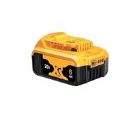 Xqscvqwfa Batterie lithium-ion rechargeable 20 V 6 Ah compatible avec outil électrique Dewalt DCB206 Pièce de rechange