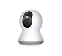 Xqscvqwfa Caméra d'intérieur WiFi 2.4G 2K 3MP 360° PTZ IP CCTV pour chien avec application téléphonique conversation bidirectionnelle vision nocturne pour la maison sécurisée (prise UE)