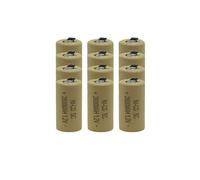 Xqscvqwfa Lot de 12 batteries rechargeables SC NiCad 2800 mAh compatibles avec Bosch Hitachi DeWalt Outils électriques Tournevis Batterie 1,2 V