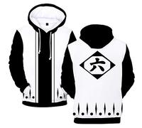 XQshop Unisexe Anime Bleach T-Shirt décontracté Sweat à Capuche à Manches Longues Costume de Cosplay Kurosaki Ichigo Sweatshirts