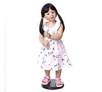 XQSSB 87Cm Toddler Baby Girl 34 Pouces Reborn Toddler Poupée Énorme Bébé Artiste Bébé Design Ballon Articulé Real Age 2 Robe Modèle Collection