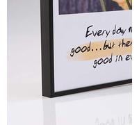 XQSSB Cadre Photo Cadres Photos Cadres pour Portraits Alliage D'Aluminium Facile à Remplacer Wall 18.2 × 25.7cm Black