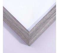 XQSSB Cadre Photo Moderne Décoration D'Intérieur Mur A4 en Bois Massif 21 × 29,7 cm Gris