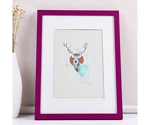 XQSSB Cadre Photo Une Variété de Styles Mur A4 Violet 21 × 29,7 cm