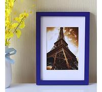 XQSSB Cadres Photos Décoratif Mur Simple en Bois Massif 30,3 × 40,5 cm Violet