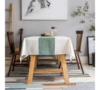 XQSSB Nappe Rectangulaire Elegante en Tissus Léger Respirant Idéal pour Maisonrestaurant Mariage Cérémonie Vert 135 × 200cm