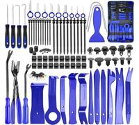 XQX Lot de 238 Outils de Retrait de Garniture, kit d'outils de démontage de Fixations en Plastique, Clips de câble adhésifs, Clips de Fixation pour Pare-Chocs, avec Sac de Rangement pour Panneau,