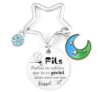 XQXQXZ Cadeaux Noel Fils Cadeau Fils Porte Clés Homme Cadeau D'anniversaire Garçon Enfant Je T'aime Mon Fils Cadeau Noel Fils (5)