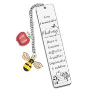 XQXQXZ Marque page maîtresse et professeur atsem original cadeau maitresse enseignants institutrice cadeau fin d'année scolaire enseignante cadeaux professeure école marque page agenda notes cles