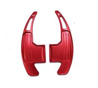 XQXSTORE pour Ford Mustang 2015-2019 palettes de Changement de Volant en Aluminium manettes d'extension Ensemble de Vitesses 2 pièces-Rouge