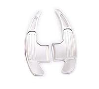 XQXSTORE pour Ford Mustang 2015-2019 palettes de Changement de Volant en Aluminium manettes d'extension Ensemble de Vitesses 2 pièces-Argent