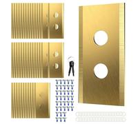 XQZMD Lot de 36 lames de rechange compatibles avec Mammotion Luba et YUKA toutes les séries, 0,9 mm, lames de rechange robustes avec vis et rondelles