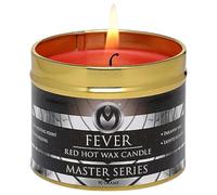 XR Brands - Fever - bougie de massage à la paraffine (rouge, 120 g)