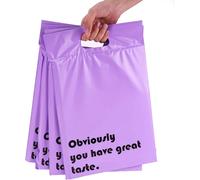 Xr-Enveloppes Postales Auto-Adhésives Violettes Avec Poignée,Sacs D'expédition Faciles À Transporter,De Toute Évidence,Vous Avez Un Excellent Goût,100 Pièces - Type 50pcs 25.5x33-6-5 #D