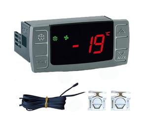 XR02CX-5N0C1 Contrôleur de thermostat de température numérique,dégivrage hors cycle 230V / 50-60Hz avec entrée de sonde pour unités de réfrigération stockage frigorifique
